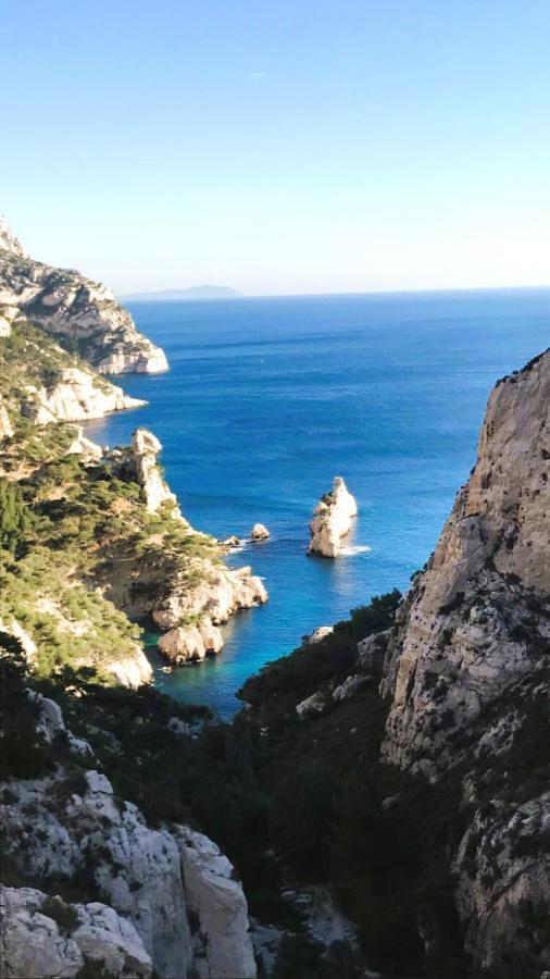 Le Sept Charmant Studio Aux Portes Des Calanques Cassis Buitenkant foto
